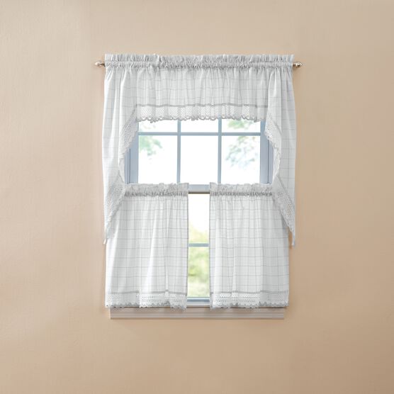 Salem Tier Curtain, WHITE GRAY, hi-res image number null