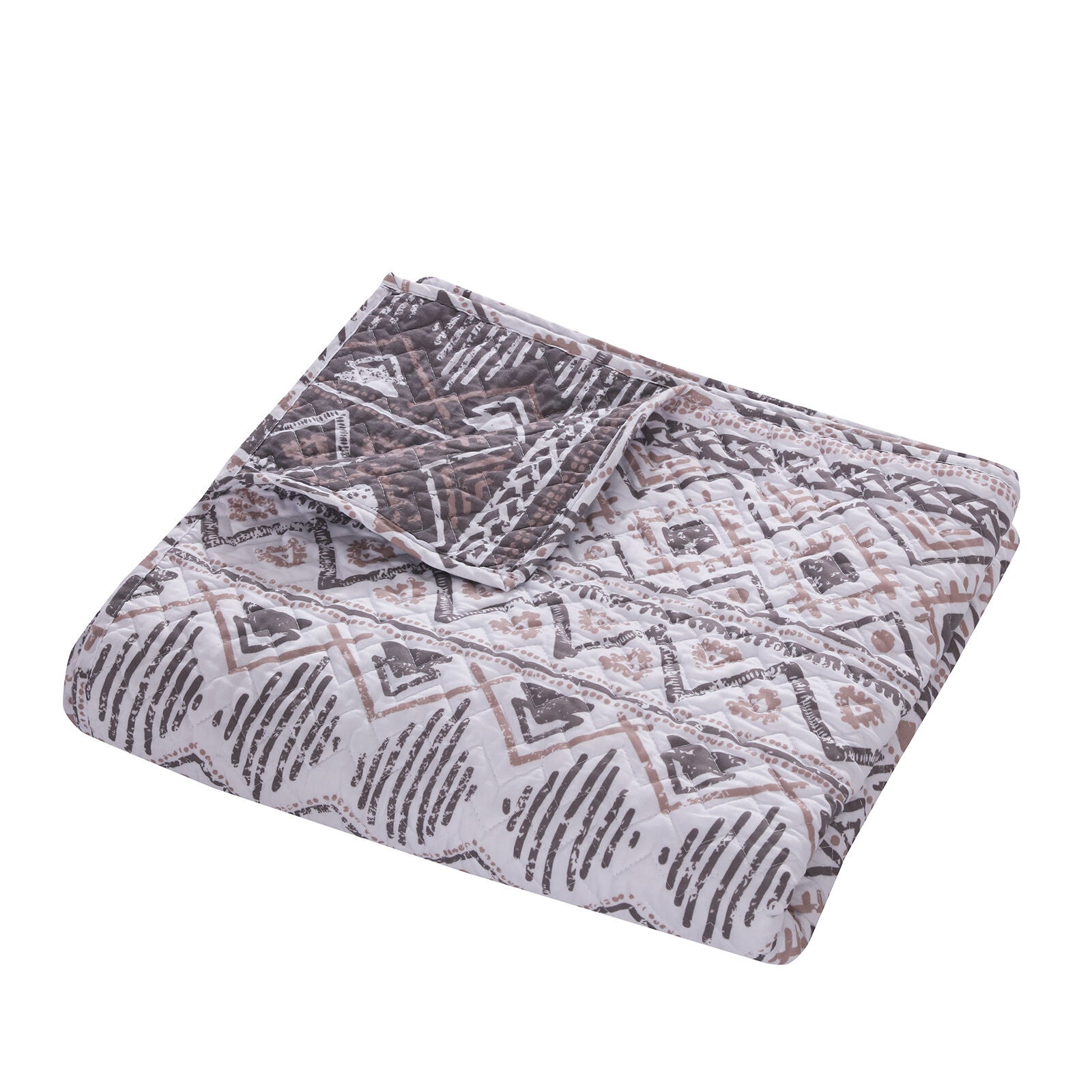 Denmark Quilted Throw Blanket, MULTI, alternate image number 2