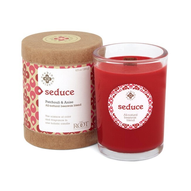 Seeking Balance Seduce-Patchouli & Anise Jar Candle, RED, hi-res image number null