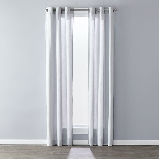 Sunsafe Raine Window Panel Curtain, DOVE, hi-res image number null