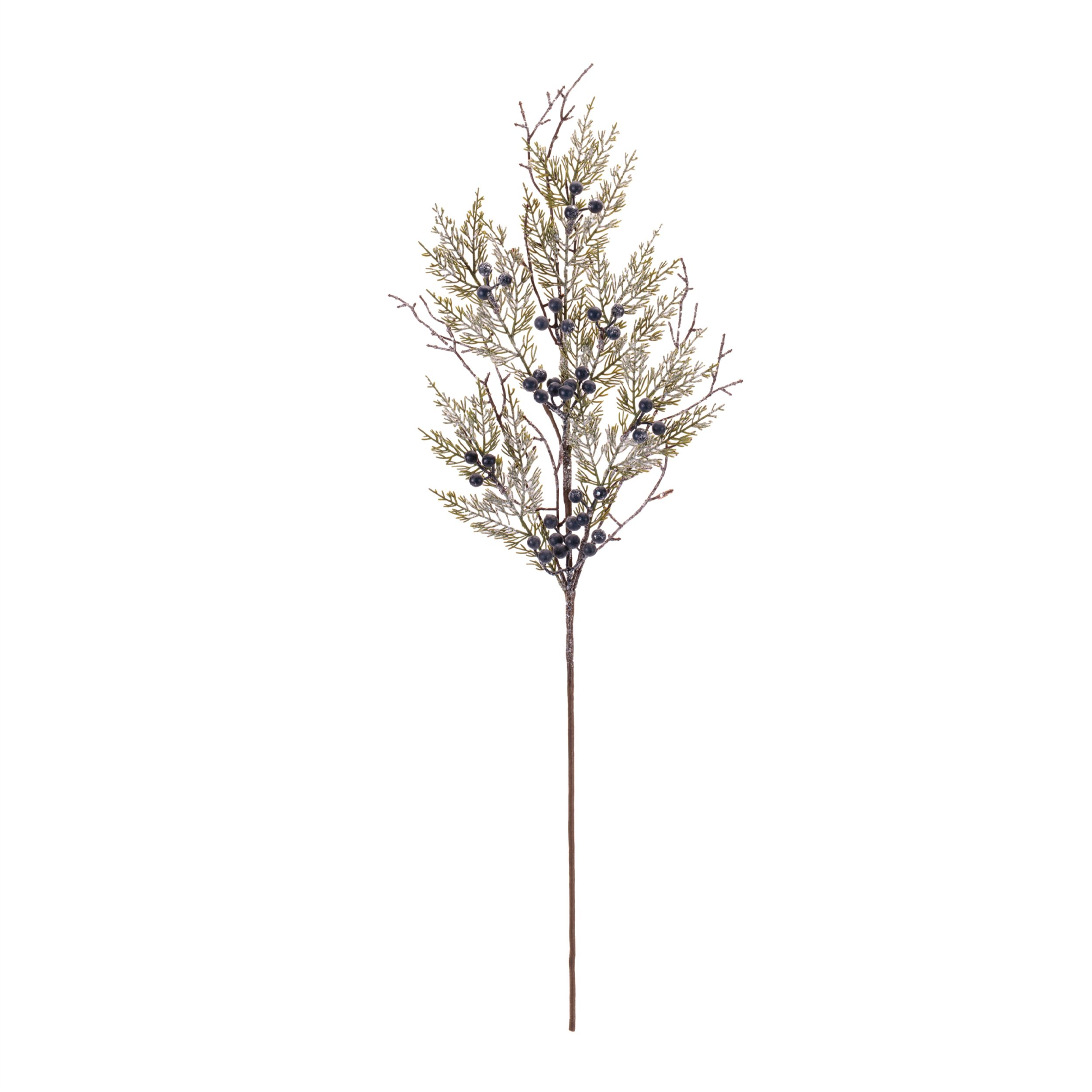 Snowy Juniper Spray (Set of 2), BLUE GREEN WHITE, alternate image number 3
