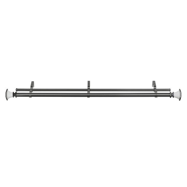 Buono Ii Decorative Double Rod And Finial Monet, , on-hover image number null