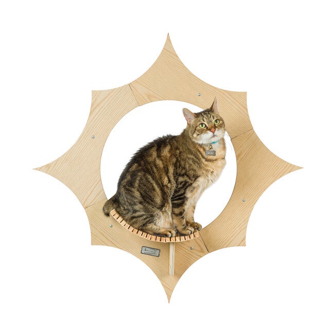 Sun Shape Cat Wall Shelves, , alternate image number 2