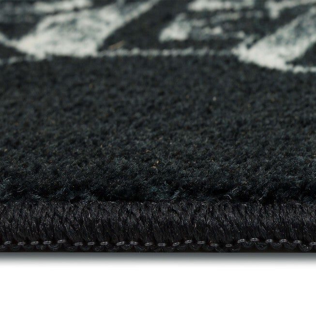 Trick Or Treat Web Black Kitchen Rug, , alternate image number null
