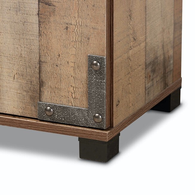 Cyrille Farmhouse Wood Shoe Cabinet Furniture, , alternate image number 5