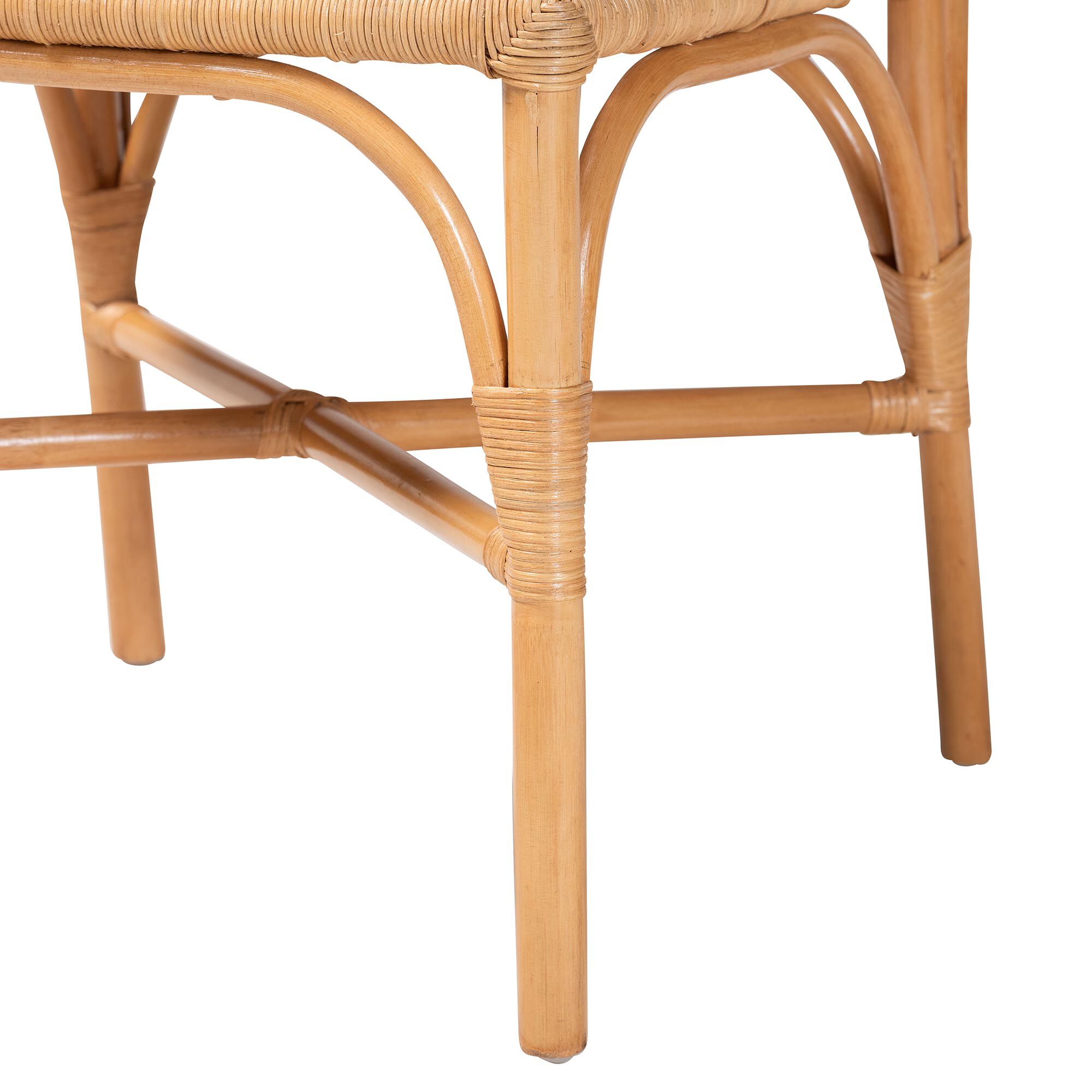 Oxford Natural Rattan Dining Chair, LIGHT HONEY, alternate image number 5