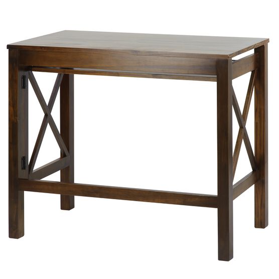 Montego Folding Desk with Pull-Out-Warm Brown, , alternate image number null