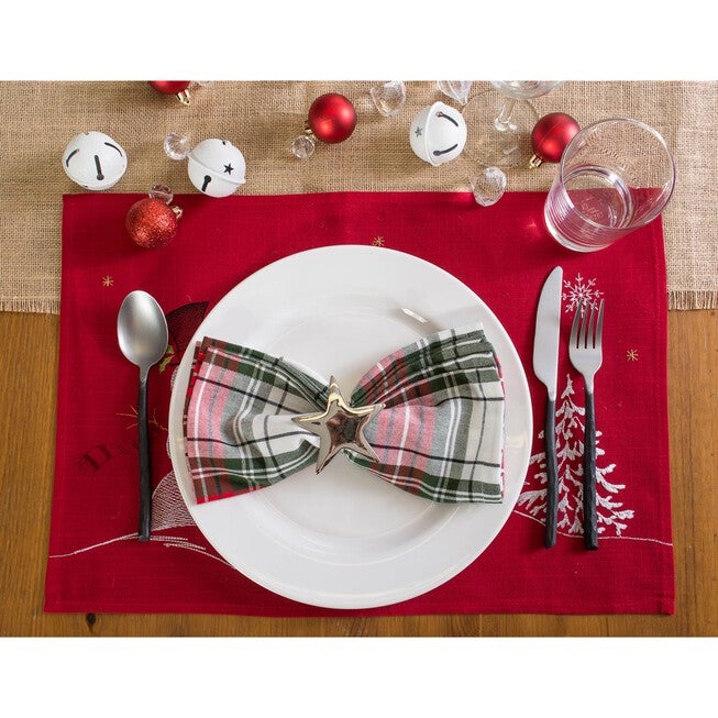 Christmas Plaid Napkin, Set of 6, , alternate image number 5