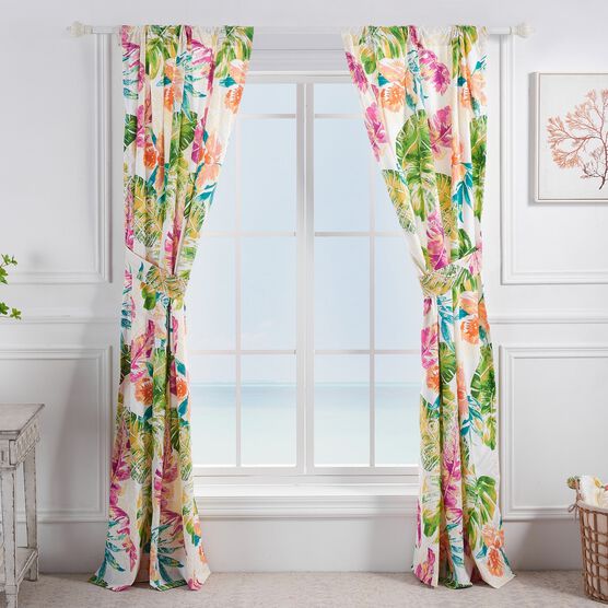 Tropics Window Curtain Panel Pair, , on-hover image number null