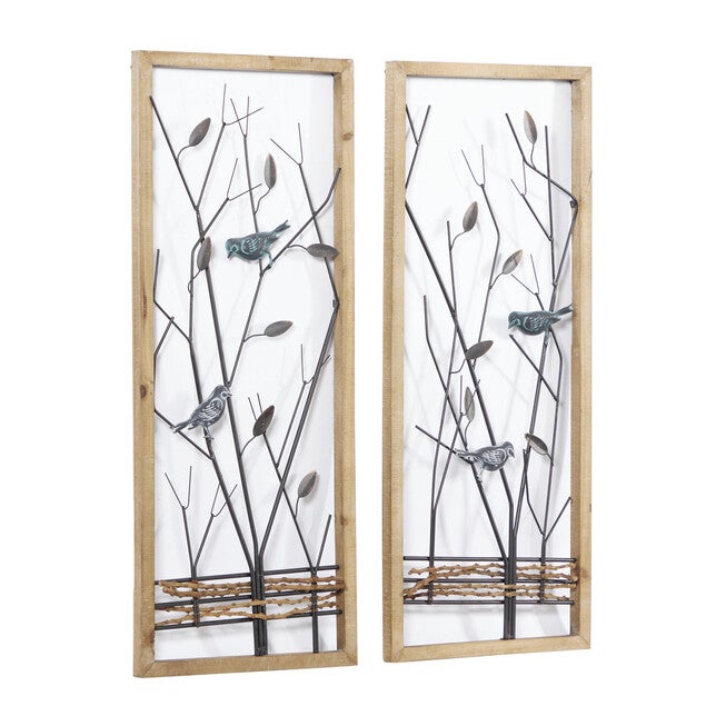 Set Of 2 Black Metal Farmhouse Wall Decor, , alternate image number 3