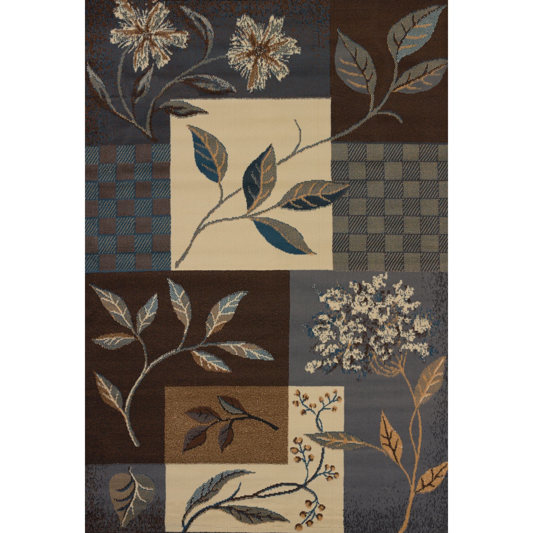 Manhattan Jasmine Area Rug, BLUE, hi-res image number 0