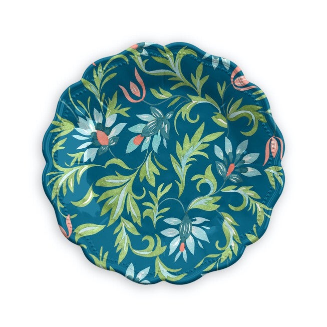 CHINOISERIE BOTANICAL SALAD PLATE, MULTI, hi-res image number 0