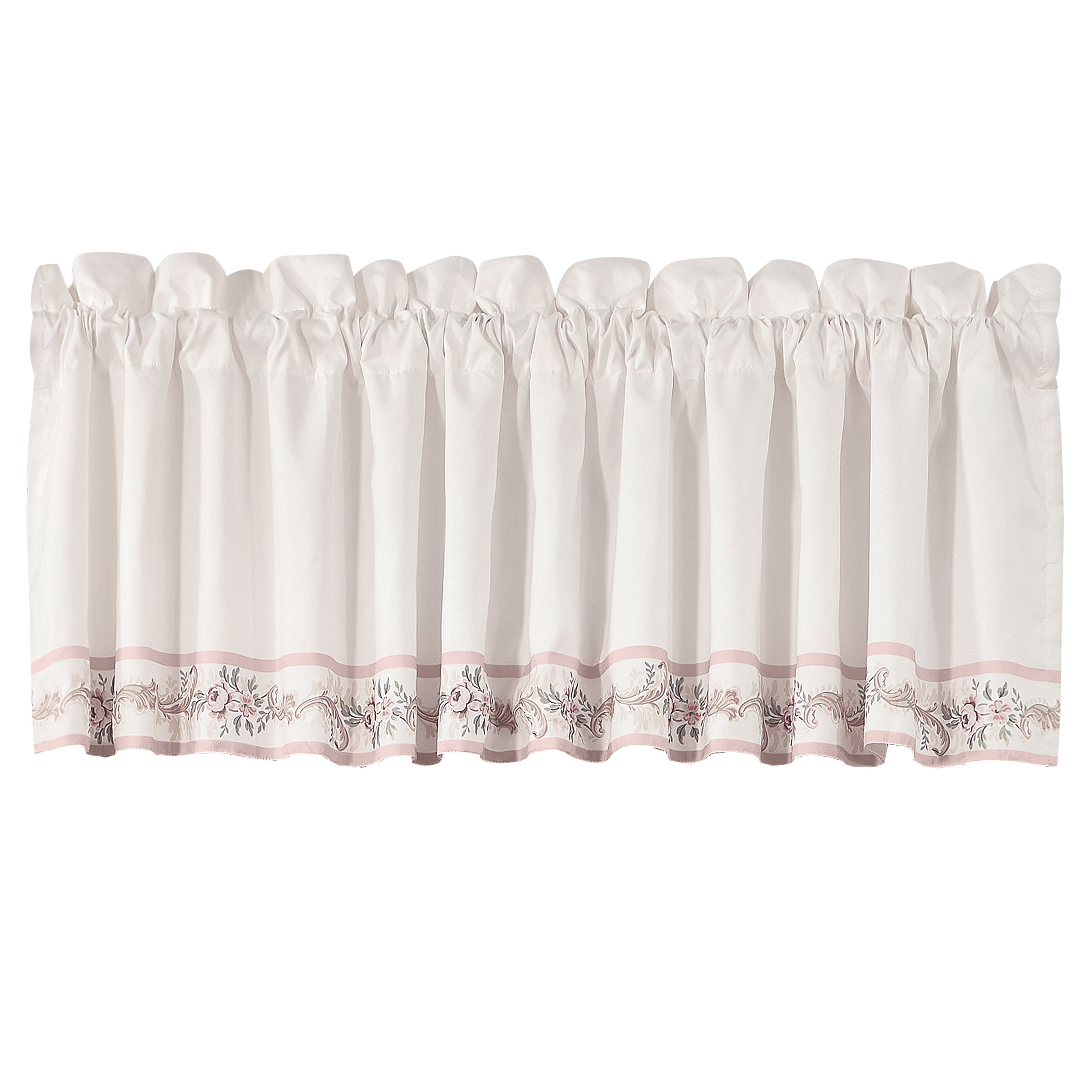 Avant Garden Window Straight Valance, BLUSH, alternate image number 4