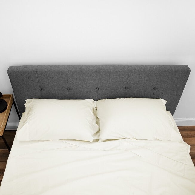 SensorPEDIC Ice Cool 400 Thread Count Cotton-Rich Cream Sheet Set, , alternate image number null