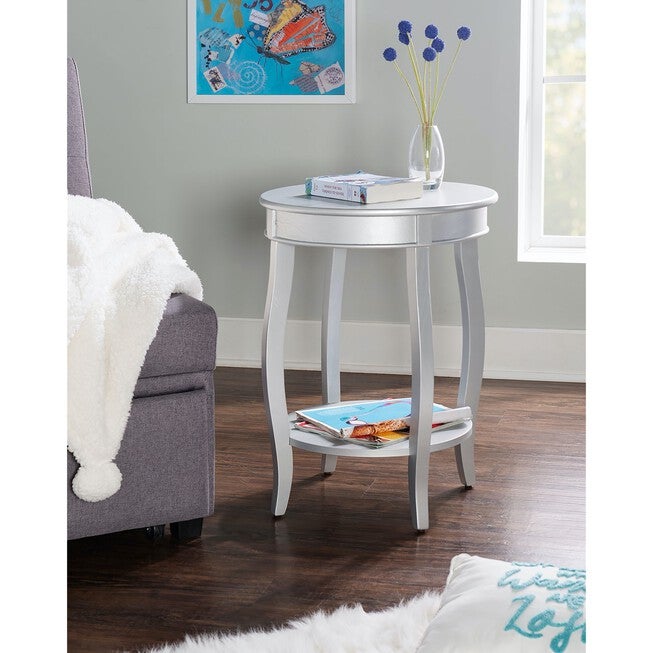 Round Table with Shelf, , alternate image number null