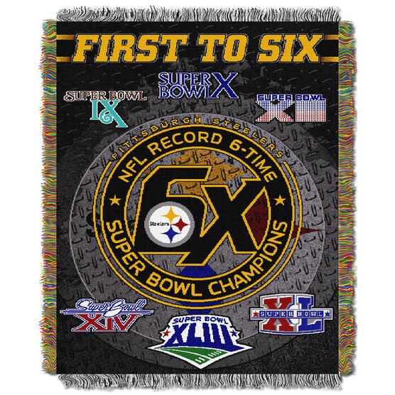 Steelers Commemorative Series Throw, MULTI, hi-res image number null