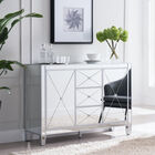 Mirage 3-Drawer Mirrored Cabinet, MIRROR, hi-res image number null
