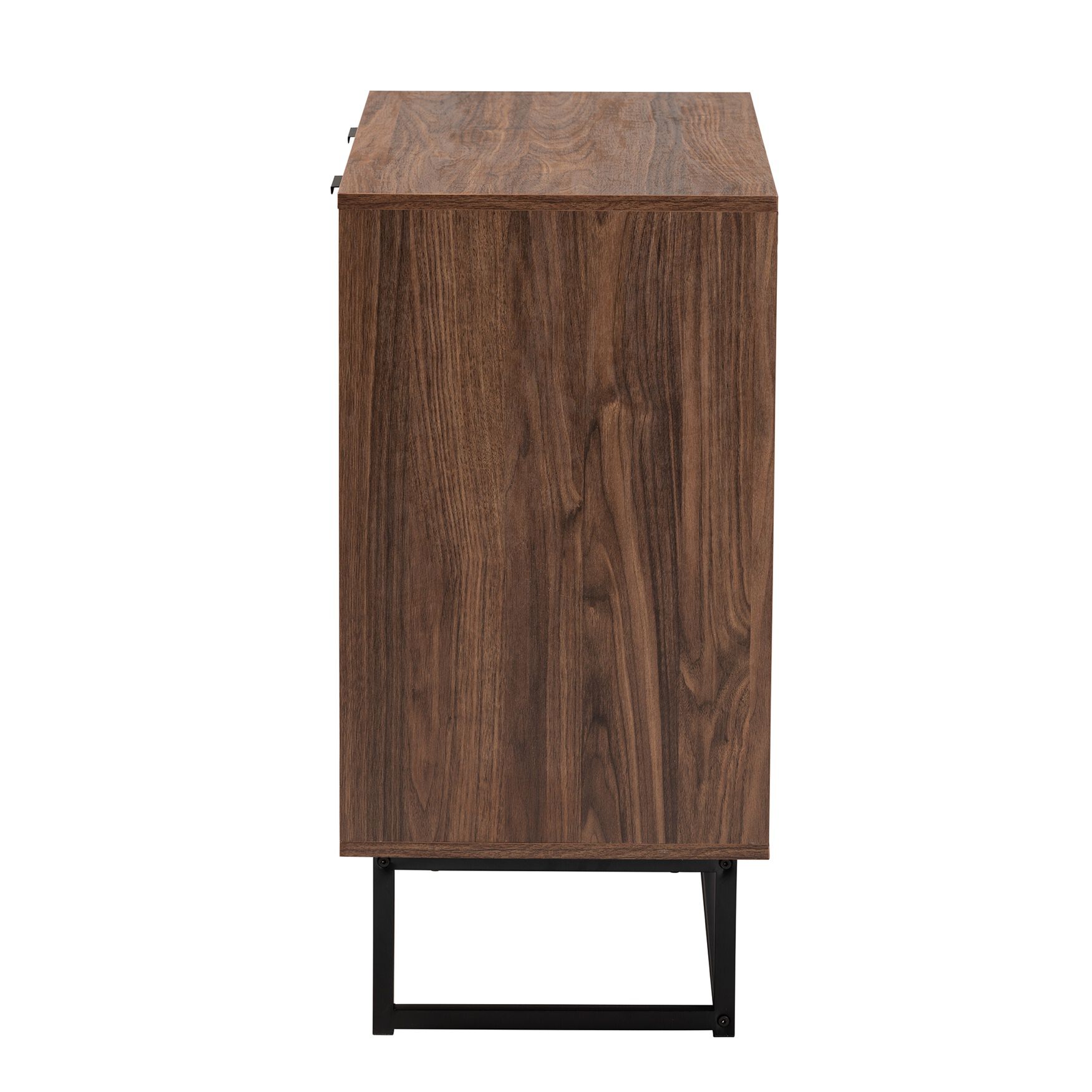 Sadia Modern Walnut Brown Finished Wood Storage Cabinet, , alternate image number 9