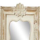 Set Of 4 Brown Wood Vintage Wall Mirror, , alternate image number null