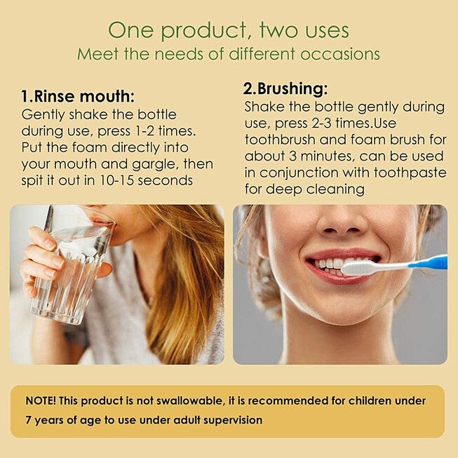 Total White Foam Toothpaste Lemon Flavored Oral Care, , alternate image number null
