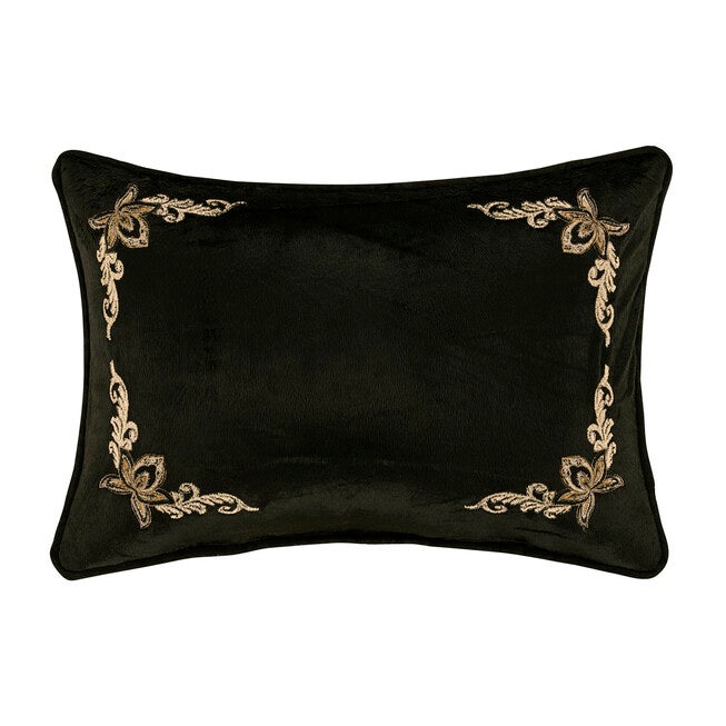 Montecito Boudoir Decorative Throw Pillow, BLACK, hi-res image number 0