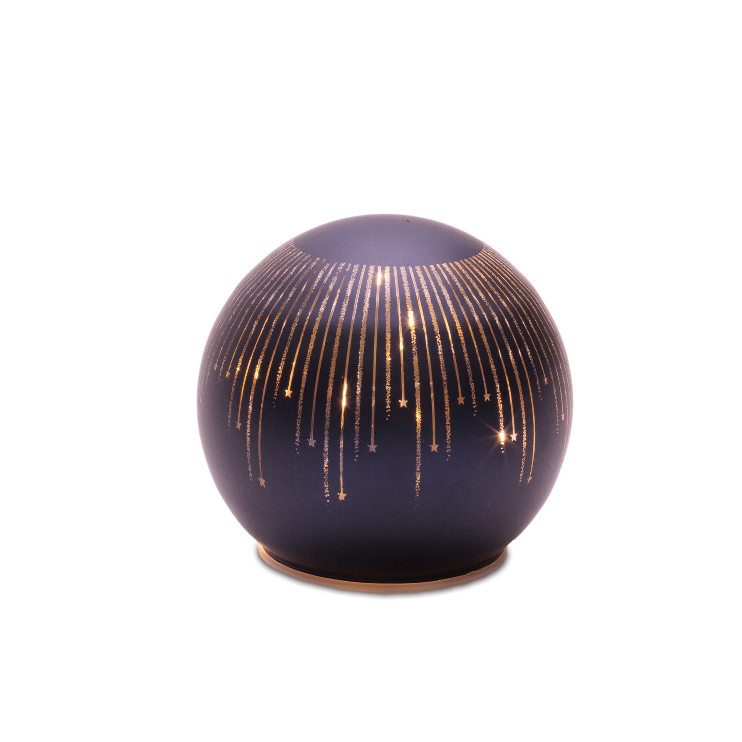 LED Frosted Star Globe (Set of 2), BLUE, alternate image number 5