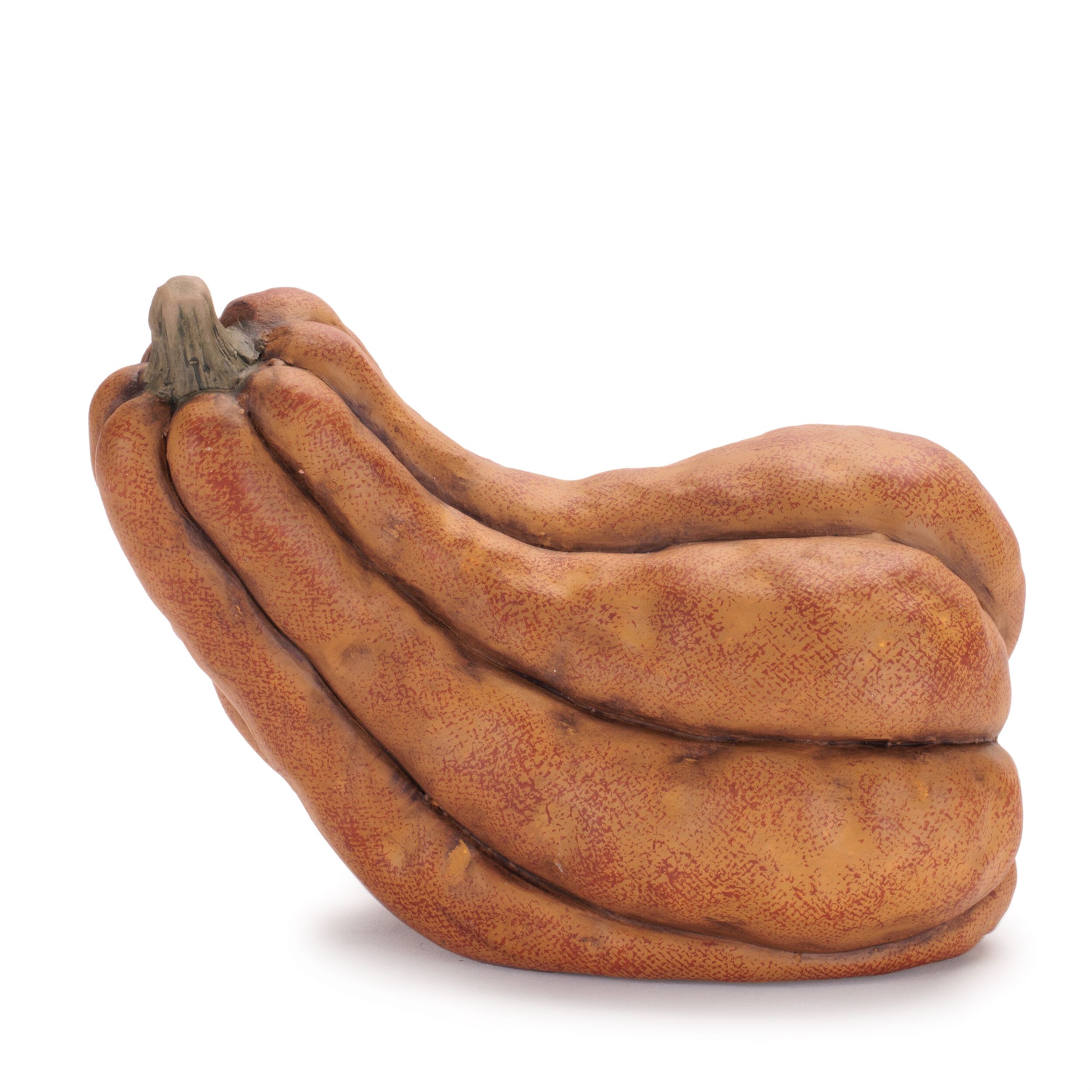 Rustic Terra Cotta Pumpkin Decor (Set of 3), ORANGE, alternate image number 4
