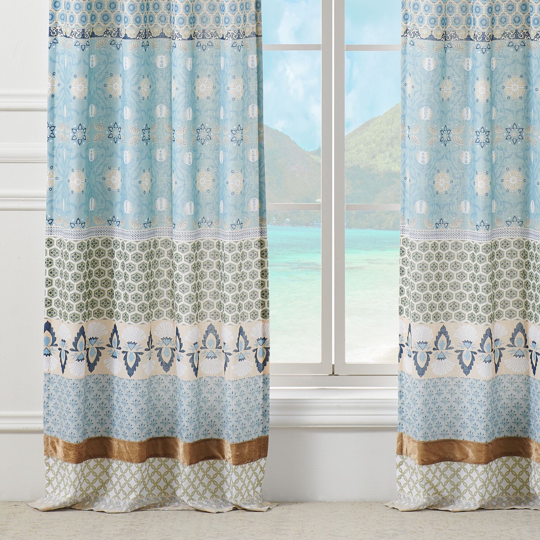 Thalia Curtain Panel Pair , , alternate image number 4