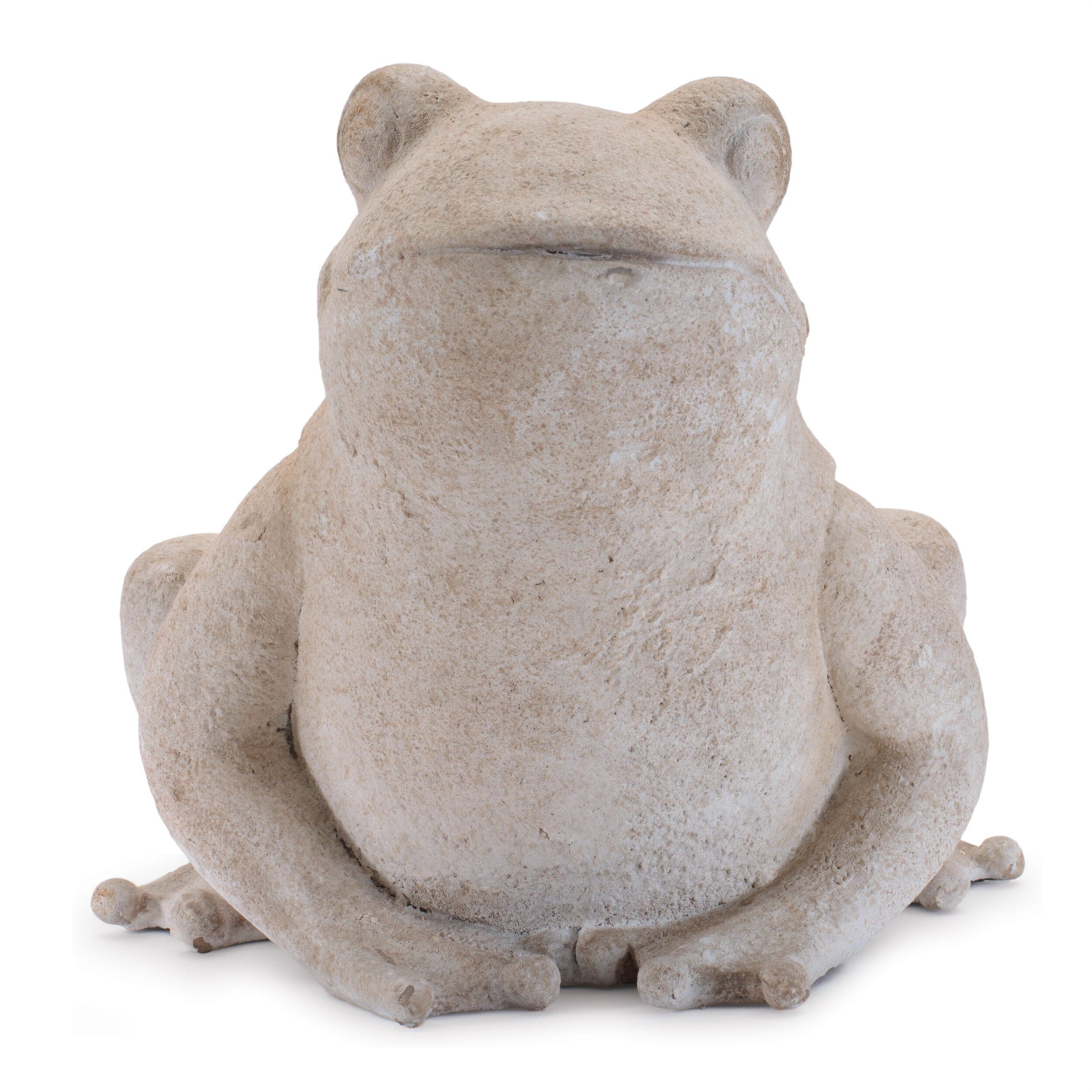 Resin Frog 6INH, BEIGE, hi-res image number 0