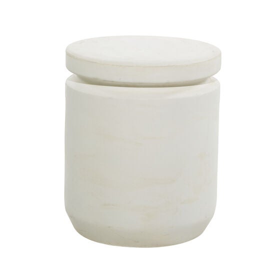 White Fiber Clay Industrial Stool, , alternate image number null
