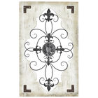 Cream Rustic Ornamental Wood Wall Décor, CREAM, hi-res image number null