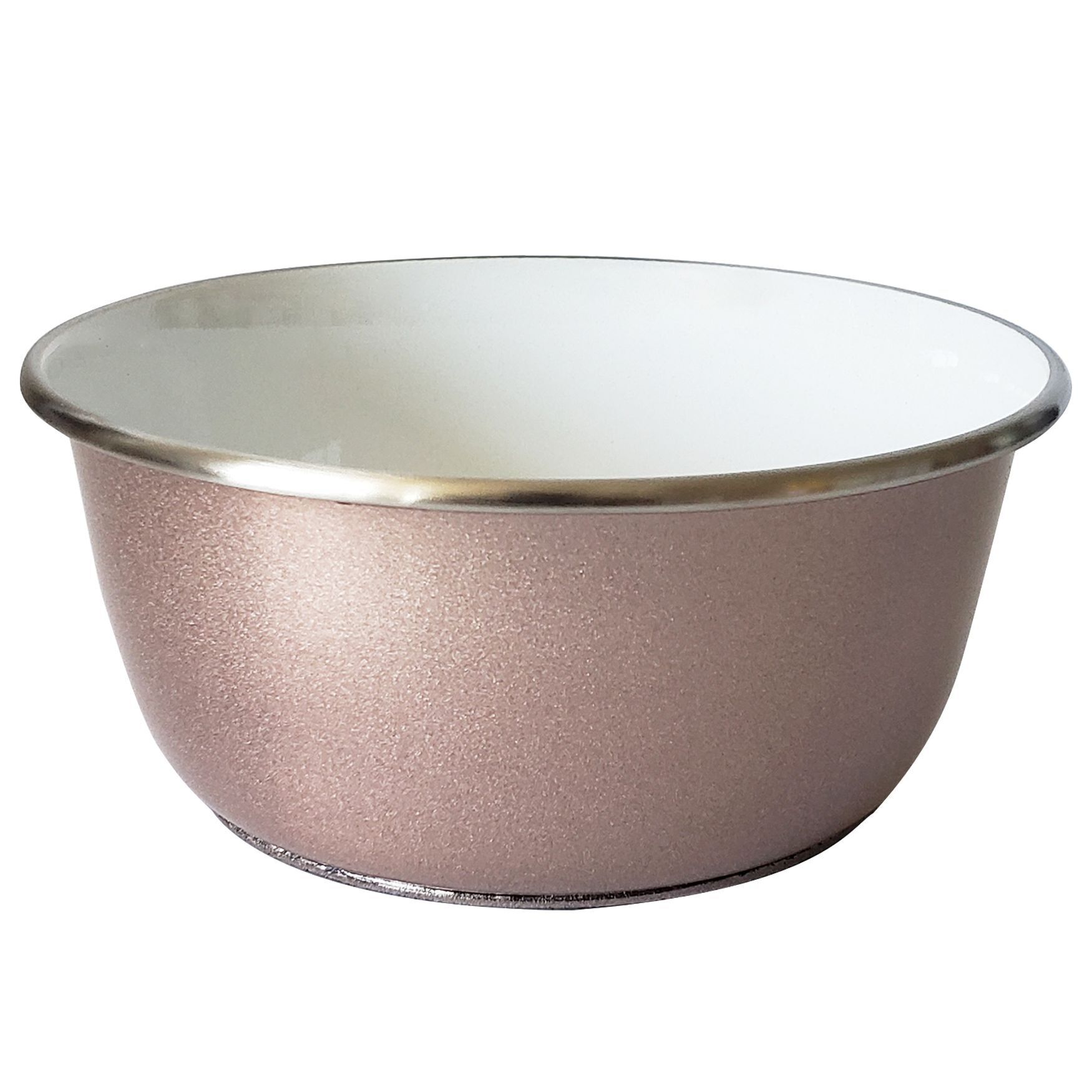 Deep Dog Bowl - Paw Print Design - Rose Gold, ROSE, hi-res image number 0