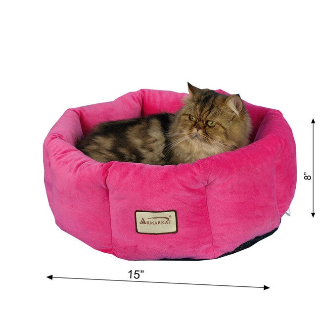 Cat Cuddle Bed, PInk, , alternate image number 2