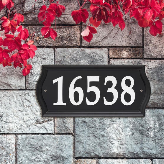 Nite Bright Ashland Reflective Address Numbers Sign, , alternate image number null