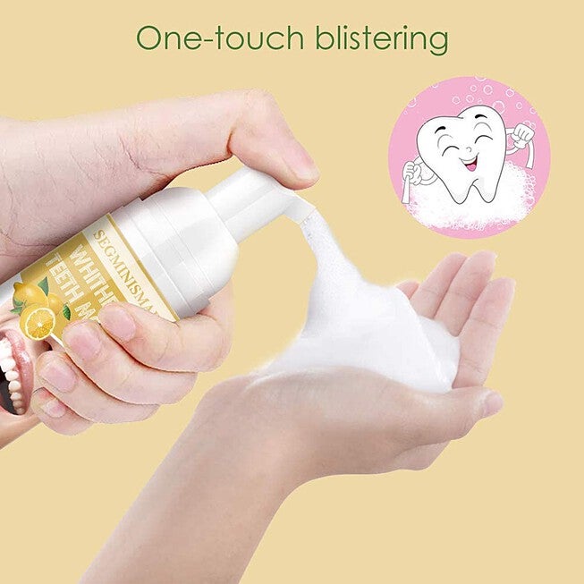 Total White Foam Toothpaste Lemon Flavored Oral Care, , alternate image number null