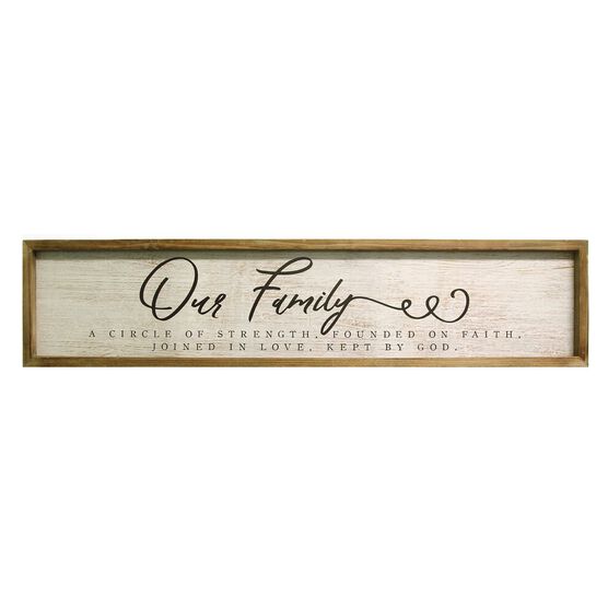 Our Family Wall Art, NEUTRAL, hi-res image number null
