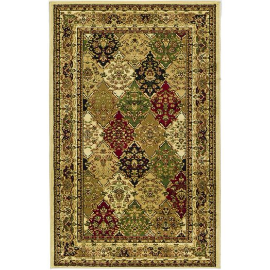 Lyndhurst 221 Multi / Ivory 3'-3" X 5'-3" Small Rectangle Rug, MULTI IVORY, hi-res image number null