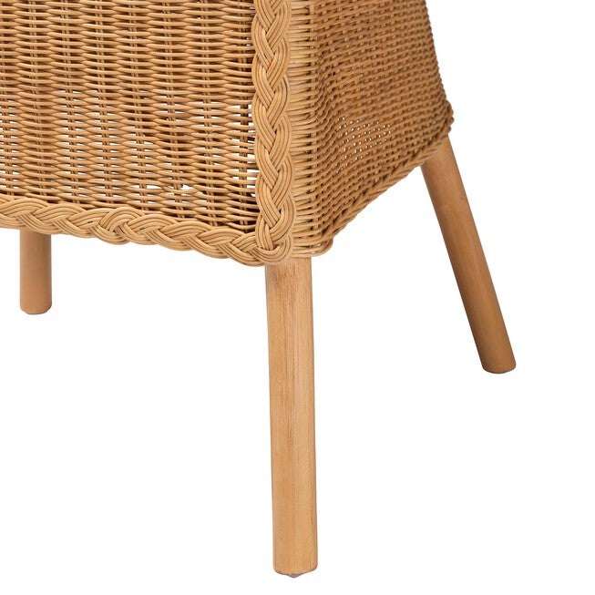 Camelia Bohemian Light Honey Rattan Dining Chair, LIGHT, alternate image number 6