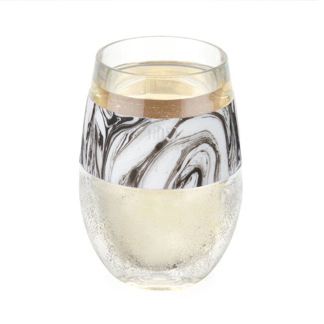 Wine Freeze Cooling Cup In Black Swirl Single By Host, BLACK, hi-res image number null