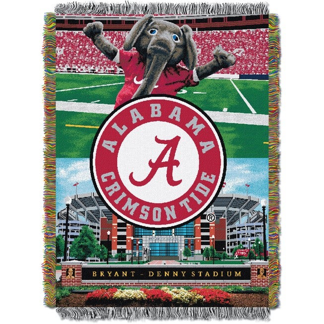 Alabama HFA Throw Blanket, MULTI, hi-res image number 0