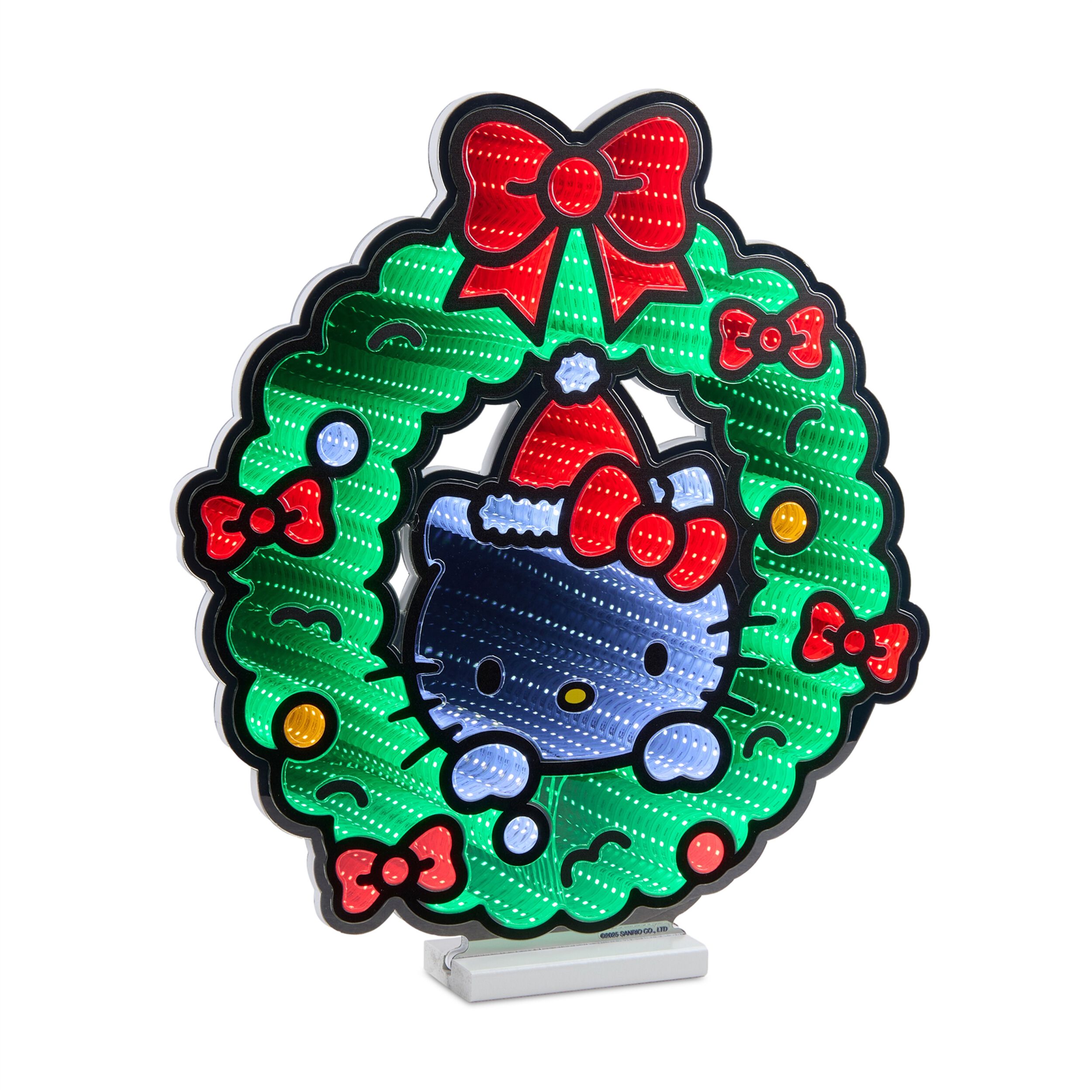 Hello Kitty  Wreath Ekkolight 20 H, GREEN RED, hi-res image number 0