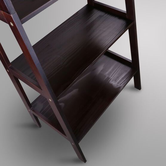 5-Shelf Ladder Bookcase-Espresso, , alternate image number null
