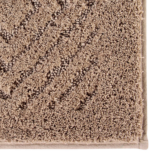 Trier Collection 25% Cotton & 75% Polyester 30 inches Round Bath Rug, , alternate image number null