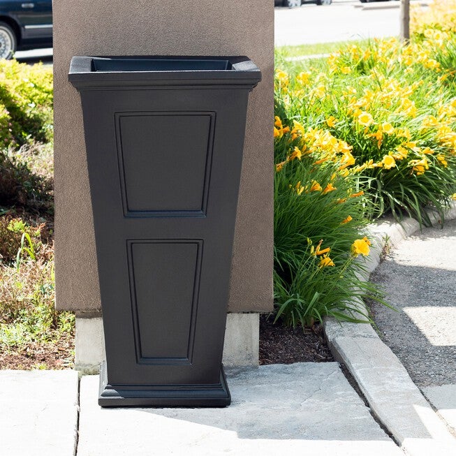Fairfield 40 inches Tall Waste Bin, BLACK, hi-res image number null