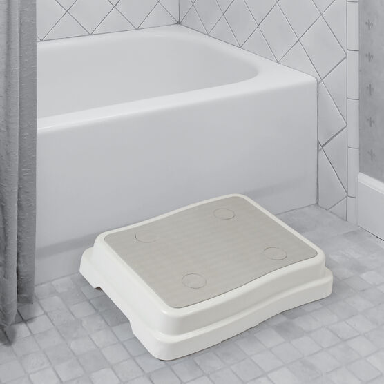 Non-Slip Stackable Bath Step, GRAY WHITE, hi-res image number null
