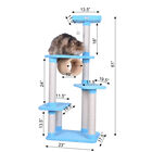 Real Wood 61" Cat Climber Junggle Tree With Platforms, , alternate image number null
