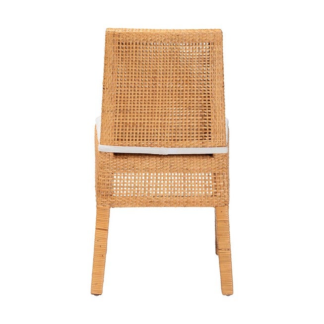 Morris Bohemian Light Honey Rattan Dining Chair, LIGHT, alternate image number null