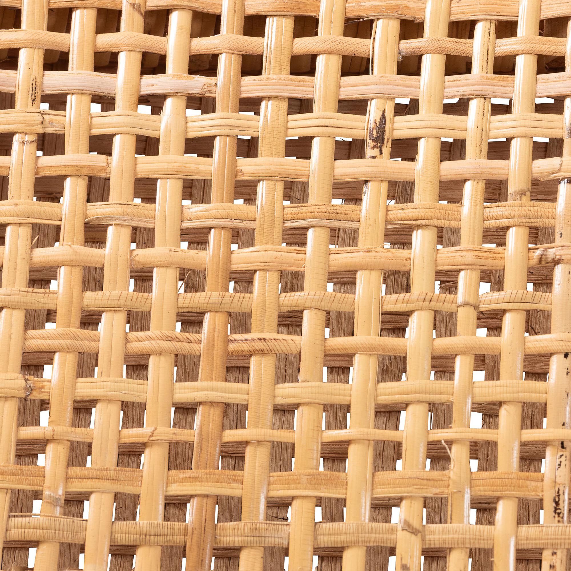 Chatura Natural Rattan and Mahogany Wood 2-Piece Bar Stool Set, HONEY, alternate image number 6