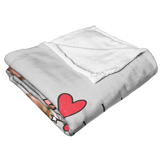 Wb Elf 4 Food Groups Silk Touch Throw Blanket, , alternate image number null