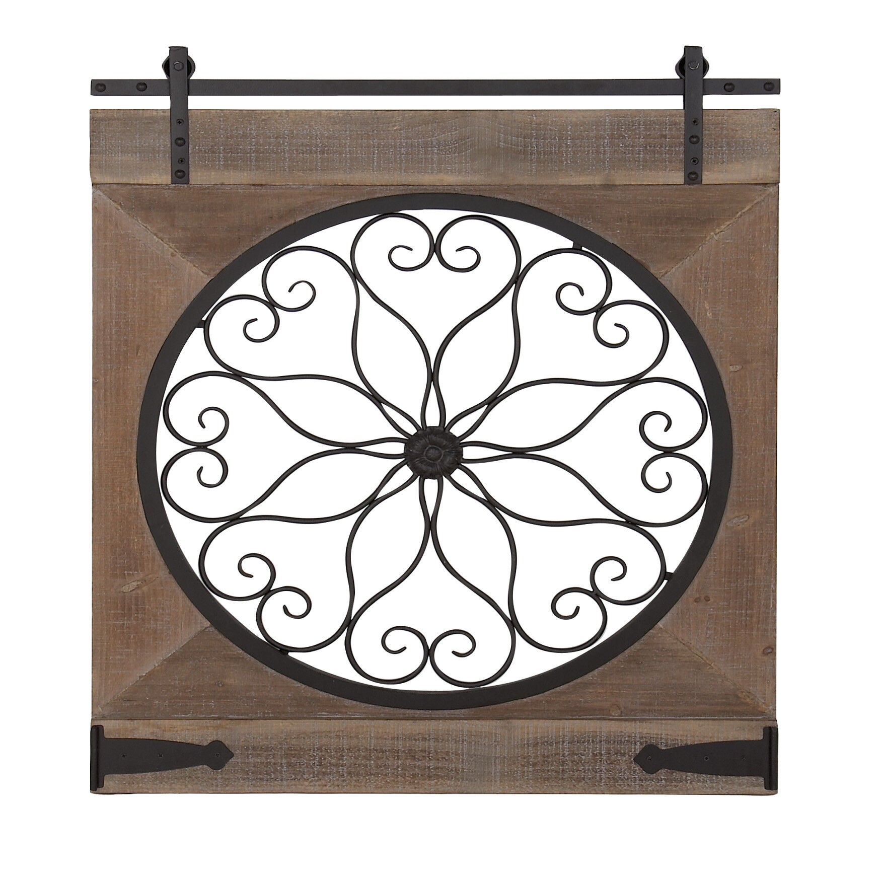 Brown Rustic Ornamental Wood Wall D&eacute;cor, , on-hover image number 1